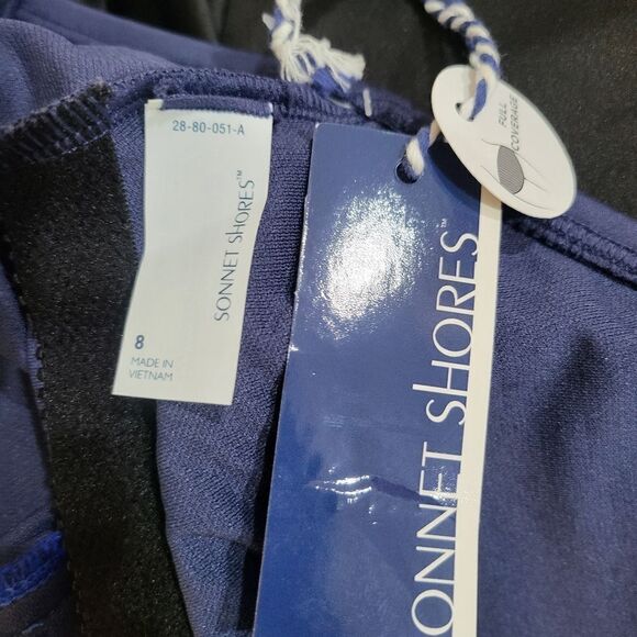Sonnet Shores One Piece Swimsuit NWT sizes 6 and 8 blue - Picture 3 of 4